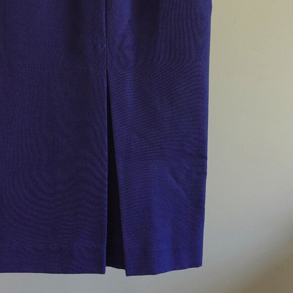 Classic Conrad C Collection Pencil Skirt Color Purple Haze Made in Canada - Picture 4 of 9